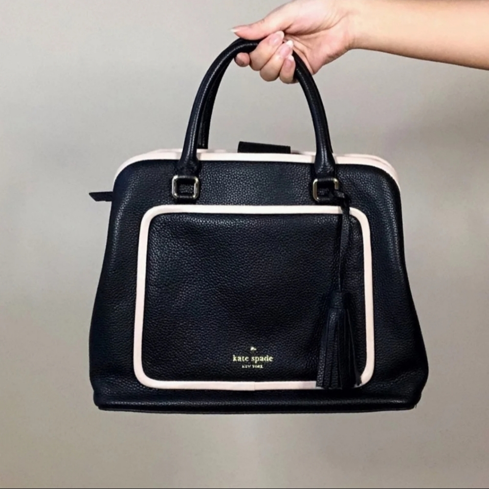 KATE SPADE TWO-TONED SATCHEL/SHOULDER BAG/CROSSBODY